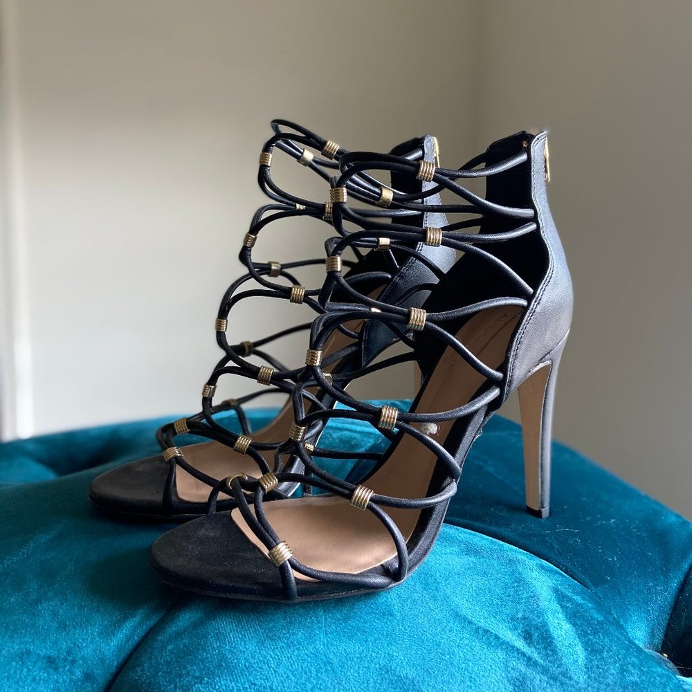 Aldo Strappy 5-inch Black Heel